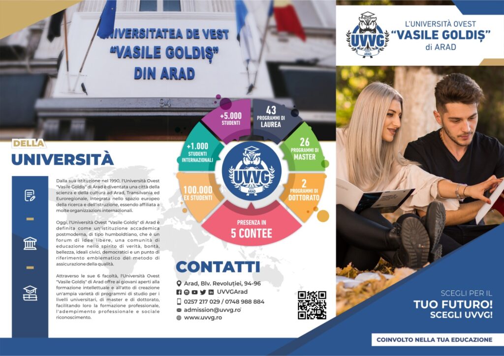 Corsi università de vest vasile goldis di Arad